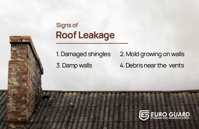 common signs of roof leakage